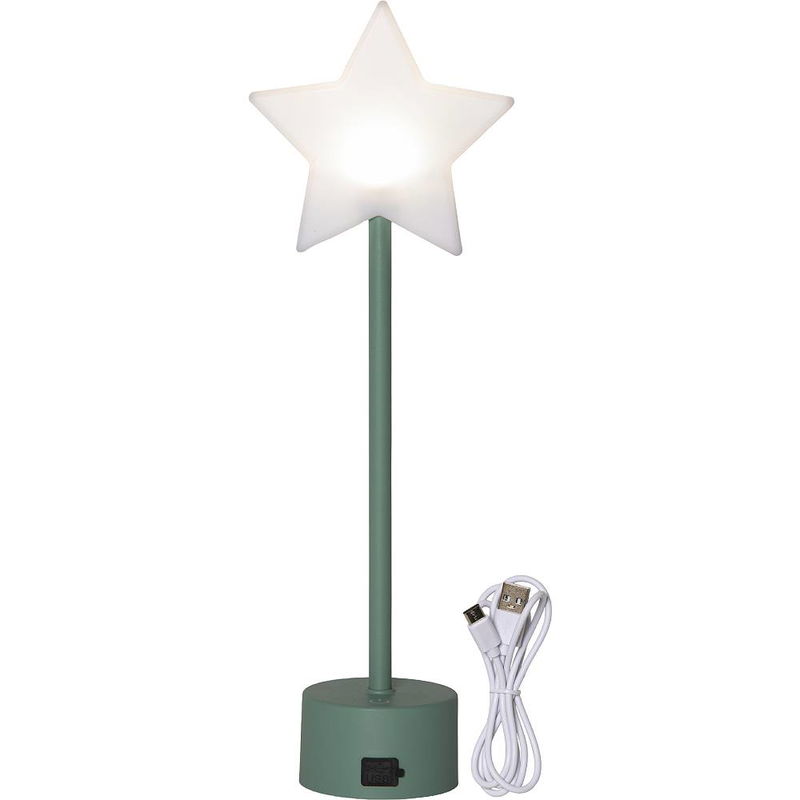 Blizz Uppladdningsbar Stjärna på fot Grön