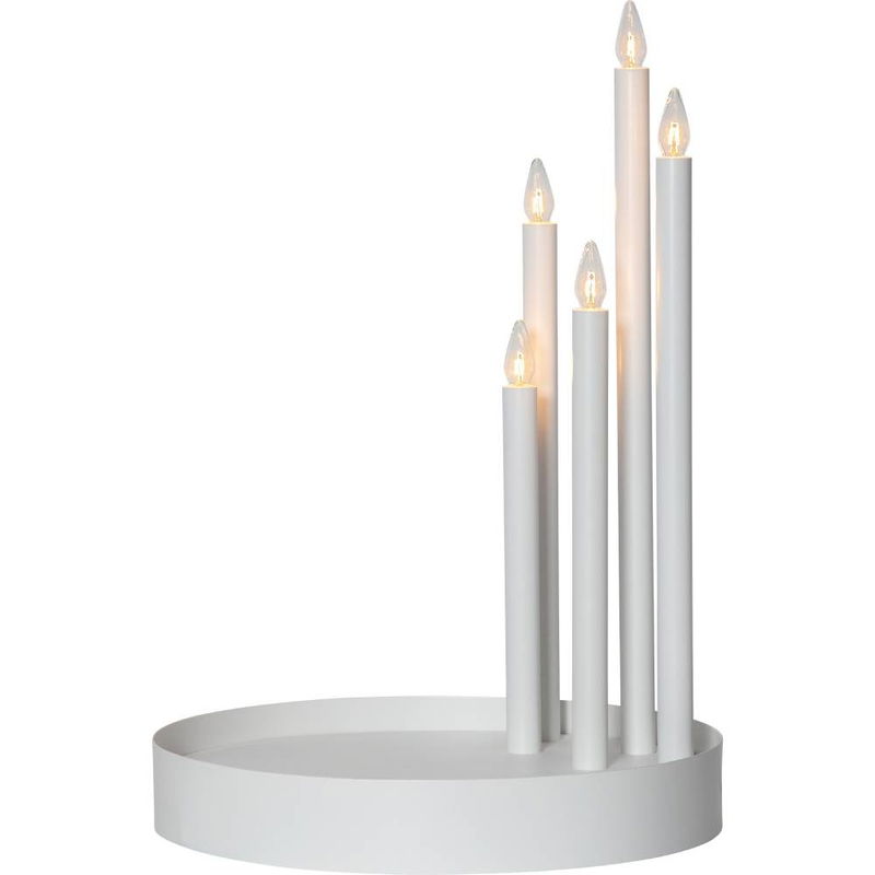 Ljusstake Deco Vit Ljusstake Deco Vit