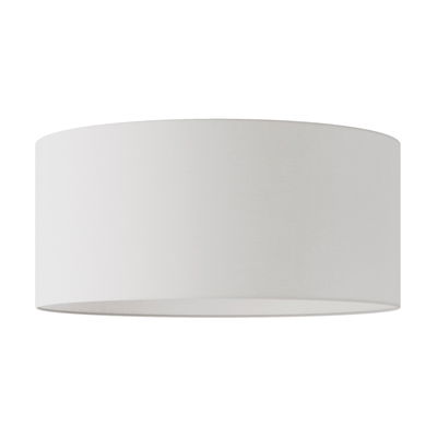 Lampskärm Cilindro ljus oblekt Linne - 58cm