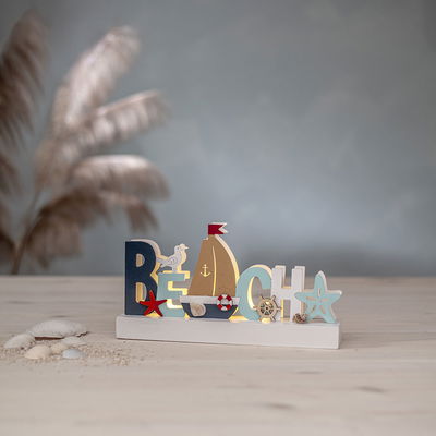 Seaside Bordsdekoration Beach