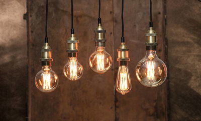 Antiklampa LED Vintage Gold 240lm E27 1800K Dim