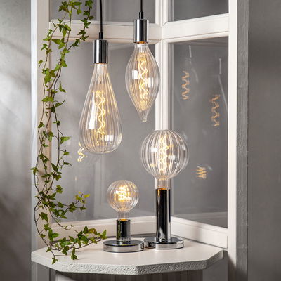 Dimbar Globlampa LED-lampa E27 G95 Decoled Line