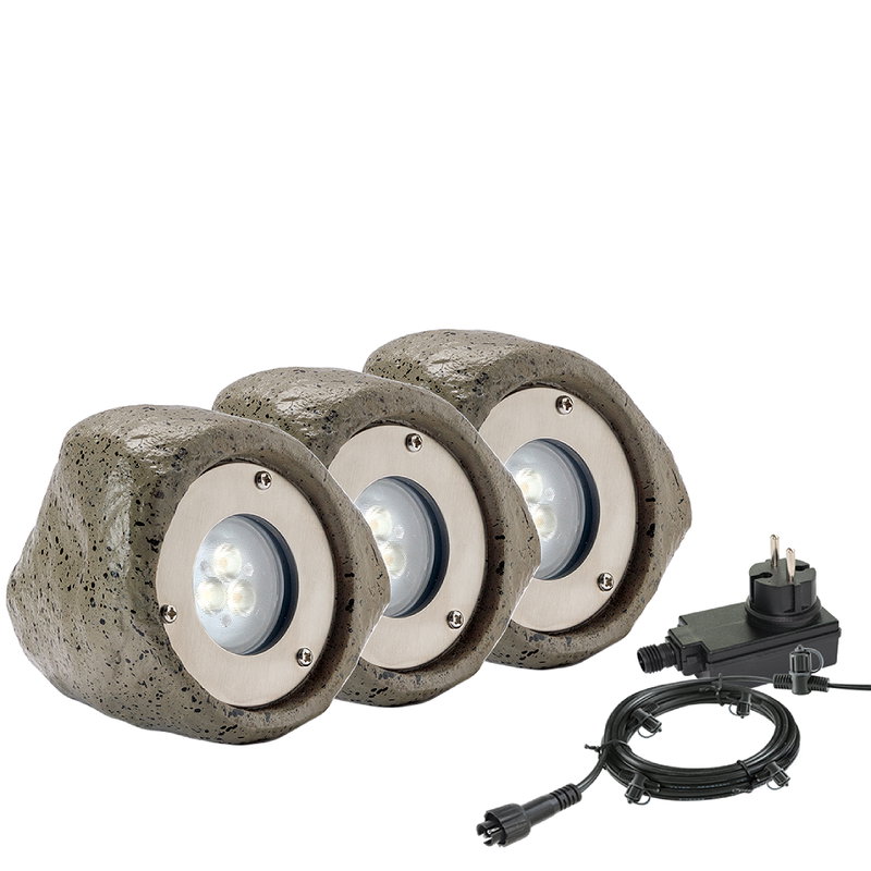 Spotlight Bensa 1,8W 150lm IP44 3-pack