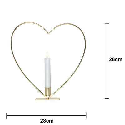 Stående Inomhusdekoration Flamme Heart