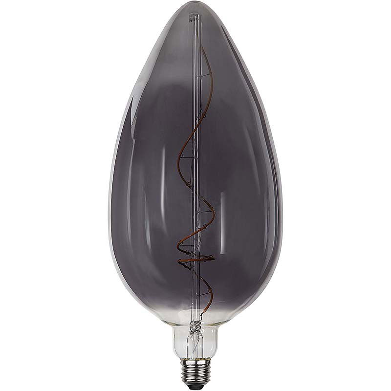 Dimbar Dekorationslampa Ø150 Industrial Vintage Smoke LED 5,8W 135lm E27