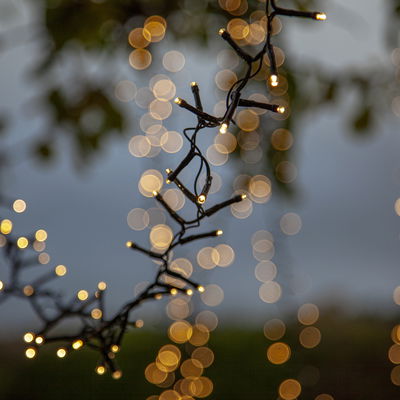 Shiny Warm White Ljusslinga 24m 2cm mellan lamporna