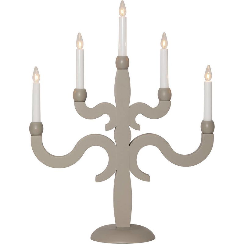 Ljusstake Canna Beige