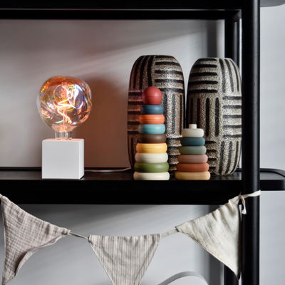 Dimbar Globlampa Ø125 LED 200lm E27 NEO Rainbow 1800K