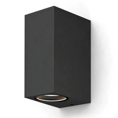 Vägglampa Bergamo 2xGU10 Svart