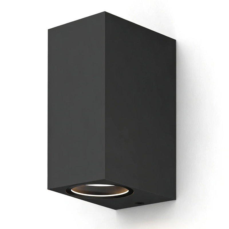 Vägglampa Bergamo 2xGU10 Svart
