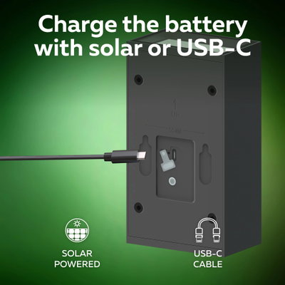 Solcells Vägglampa Birindisi Upp&Ner 2700K