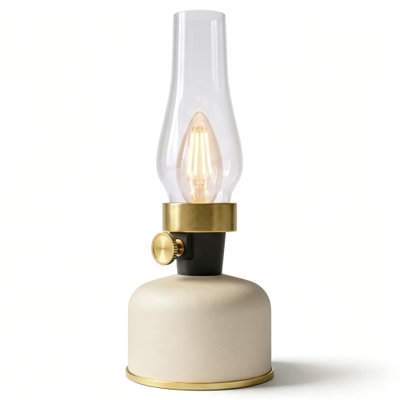 Uppladdningsbar LED Oljelampa IP54 Sand Dimbar