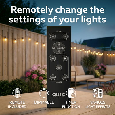 Solcellsljusslinga 10m 20st Klara LED med fjärrkontroll