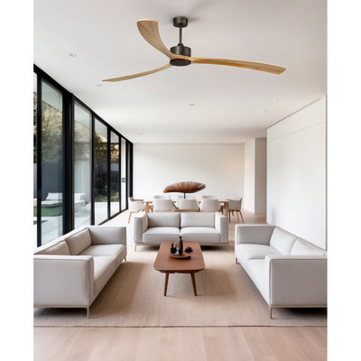 Takfläkt KAUAI Ø233cm Brun XXL