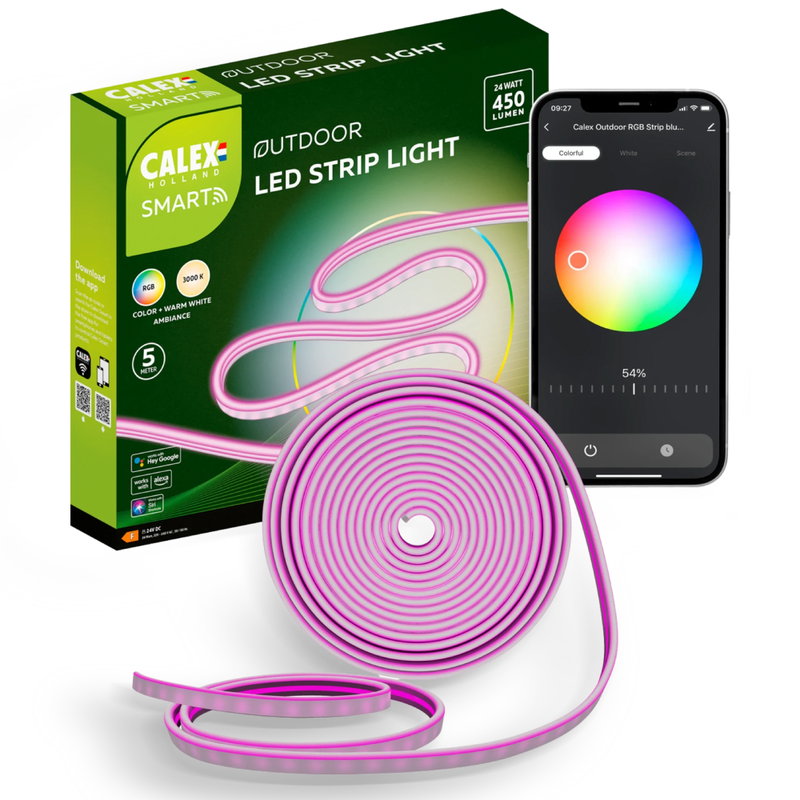 Smart Utomhus LED-Strip RGB + Varmvit