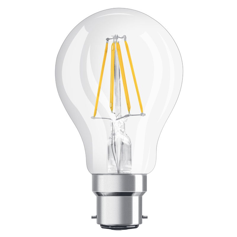Normallampa LED 470lm B22 2700K Ledvance 3022408210LV