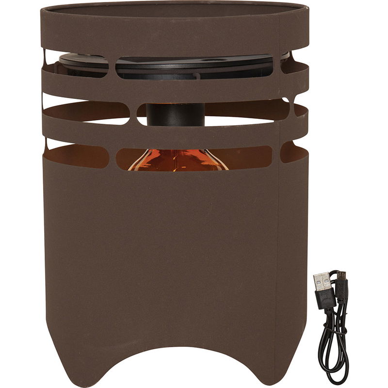 Golvlampa Solcell Marron 25cm Golvlampa Solcell Marron 25cm