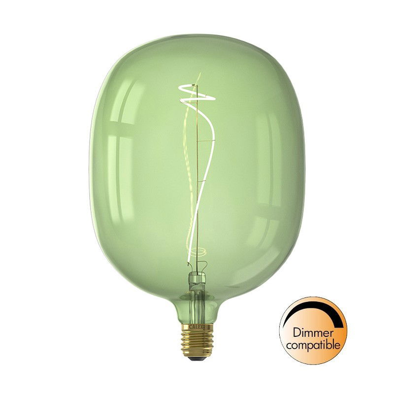 Dimbar Dekorationslampa Avesta Grön LED 4W 130lm E27 Dimbar Dekorationslampa Avesta Grön LED 4W 130lm E27