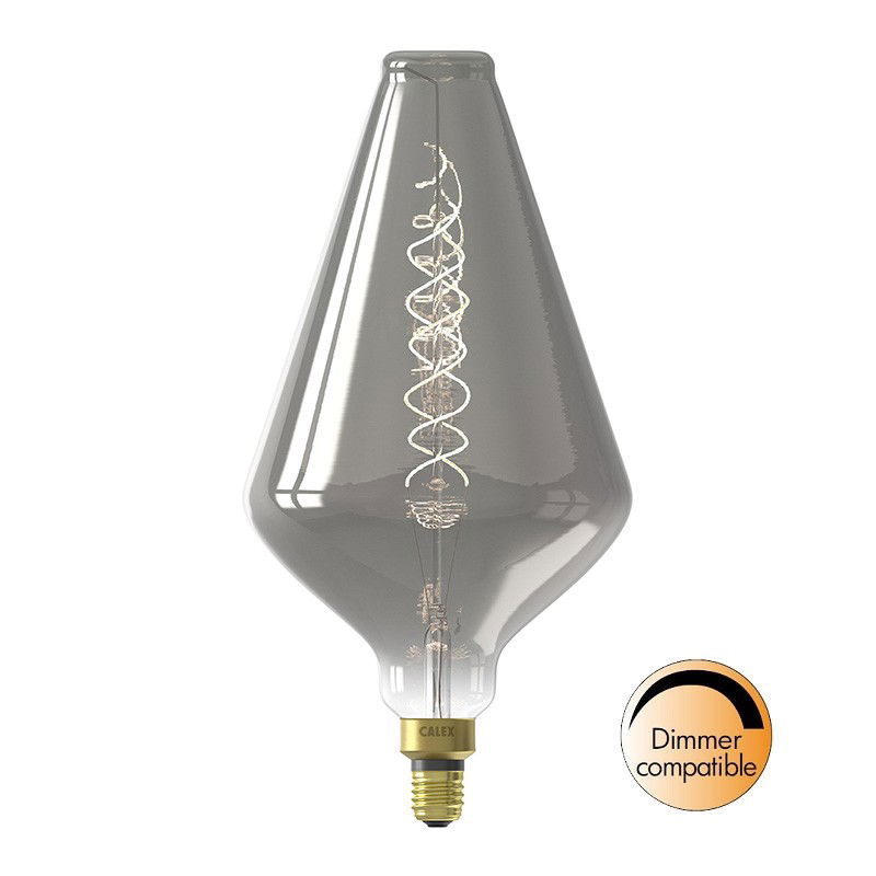 Dimbar Dekorationslampa Vienna Titanium LED 6W 80lm E27 Dimbar Dekorationslampa Vienna Titanium LED 6W 80lm E27