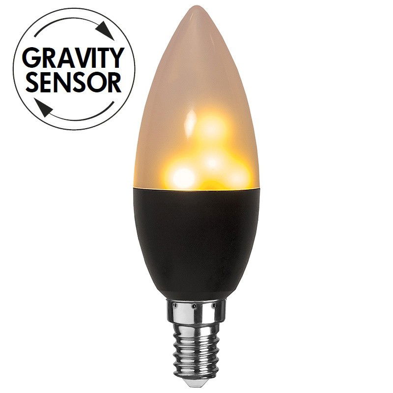Kronljuslampa LED Flame 0,8-1,2W 2lm E14 1800K Kronljuslampa LED Flame 0,8-1,2W 2lm E14 1800K