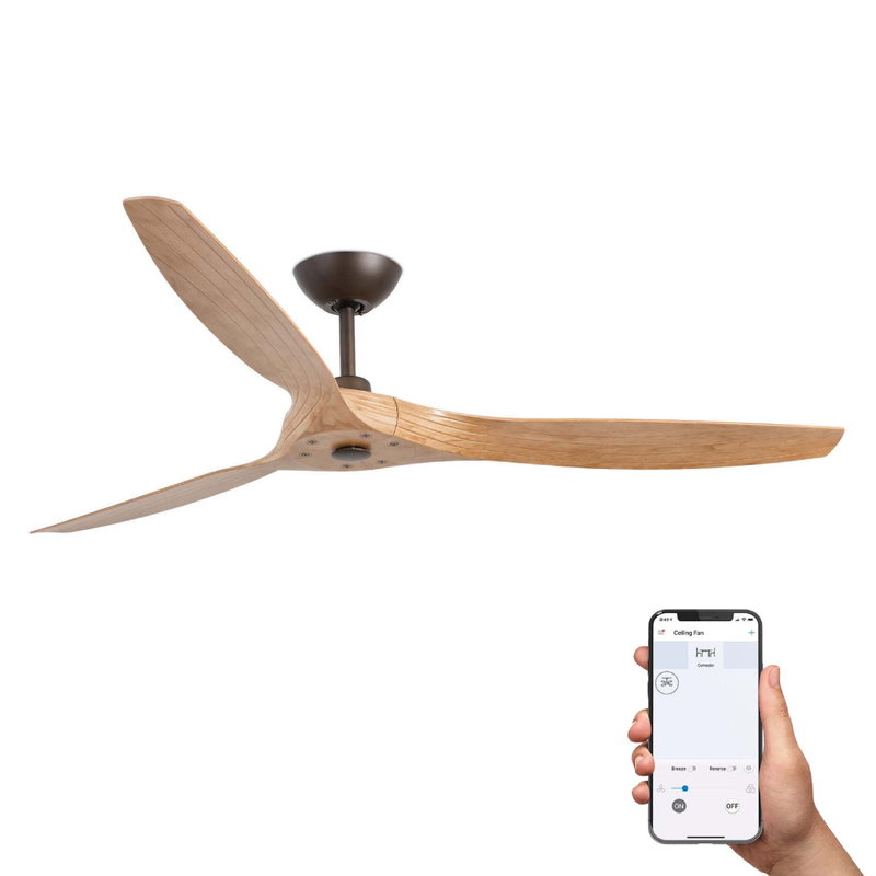 Takfläkt MOREA Ø152cm Tall/Vit L Smart Appstyrd TUYA