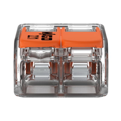 Wago 221-412 2-Pol Kopplingsklämma 4mm²