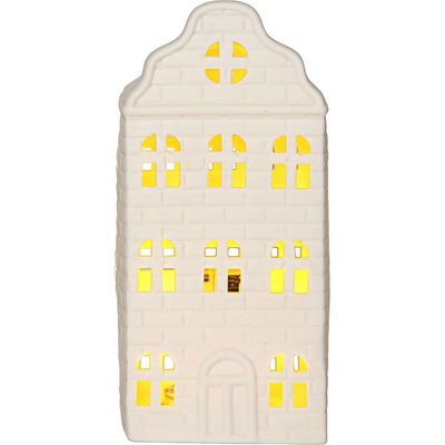 Inomhusdekoration Vinter Vitt Hus 3st