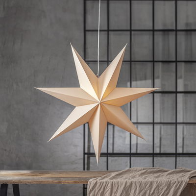 Julstjärna Plain Beige 90cm
