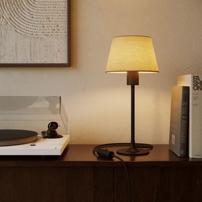 Lampskärm S 20cm Taupe Arenal för bord & vägglampa