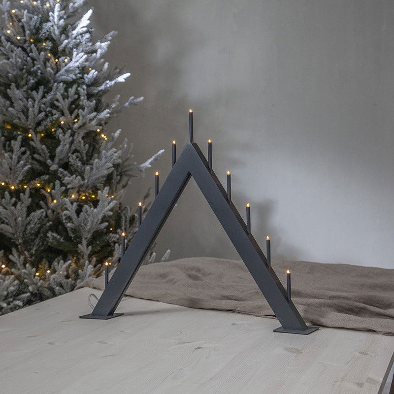 Ljusstake Pagod Vit 27cm Ljusstake Pagod Vit 27cm