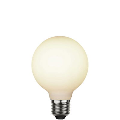 Globlampa Ø80 LED 400lm E27 Filament Opal 2600K Dim