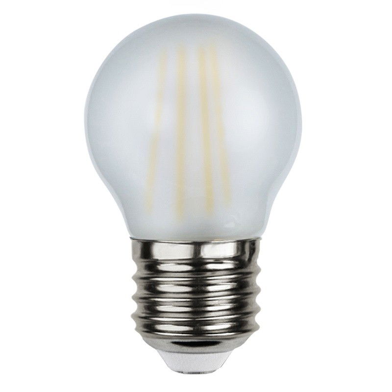 Dimbar Klotlampa LED Filament Matt 4,0W 400lm E27 2700K Dimbar Klotlampa LED Filament Matt 4,0W 400lm E27 2700K
