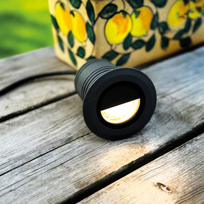 Markspot Onyx 5W 350lm 3000K Mörkgrå LightsOn Garden Plug & Play