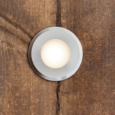 Decklights Dexter Silver 10-pack 0,5W 20lm 3000K LightsOn Garden Plug & Play