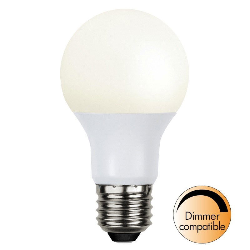 Dimbar Normallampa LED Ra 90 7,0W E27 Opal Dimbar Normallampa LED Ra 90 7,0W E27 Opal