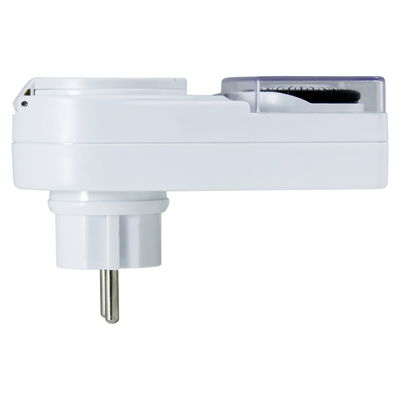 Klockströmbrytare med timer Vit IP44 utomhus