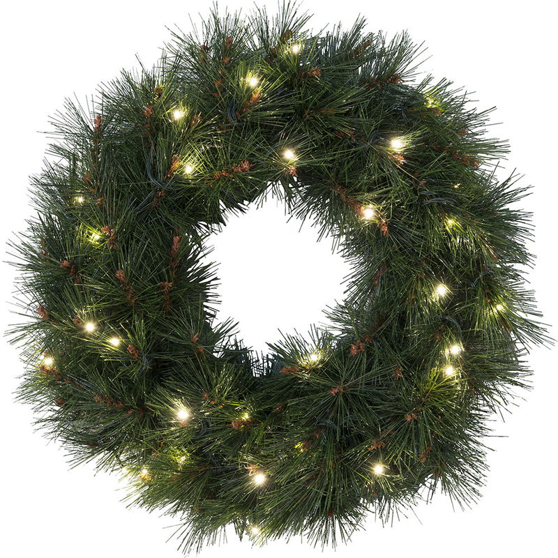 Krans Russian Pine 50cm – med LED-ljus Krans Russian Pine 50cm – med LED-ljus