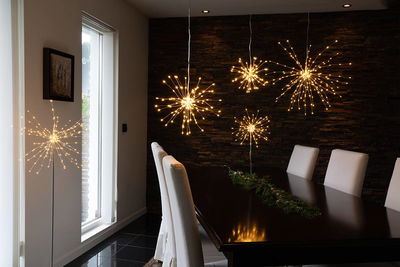 Hängande dekoration Firework Silver 26cm