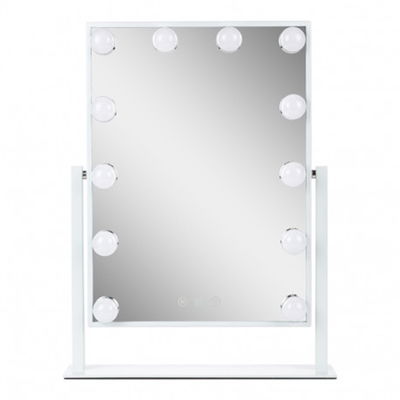 Sminkspegel Upplyst 47,5cm Svart