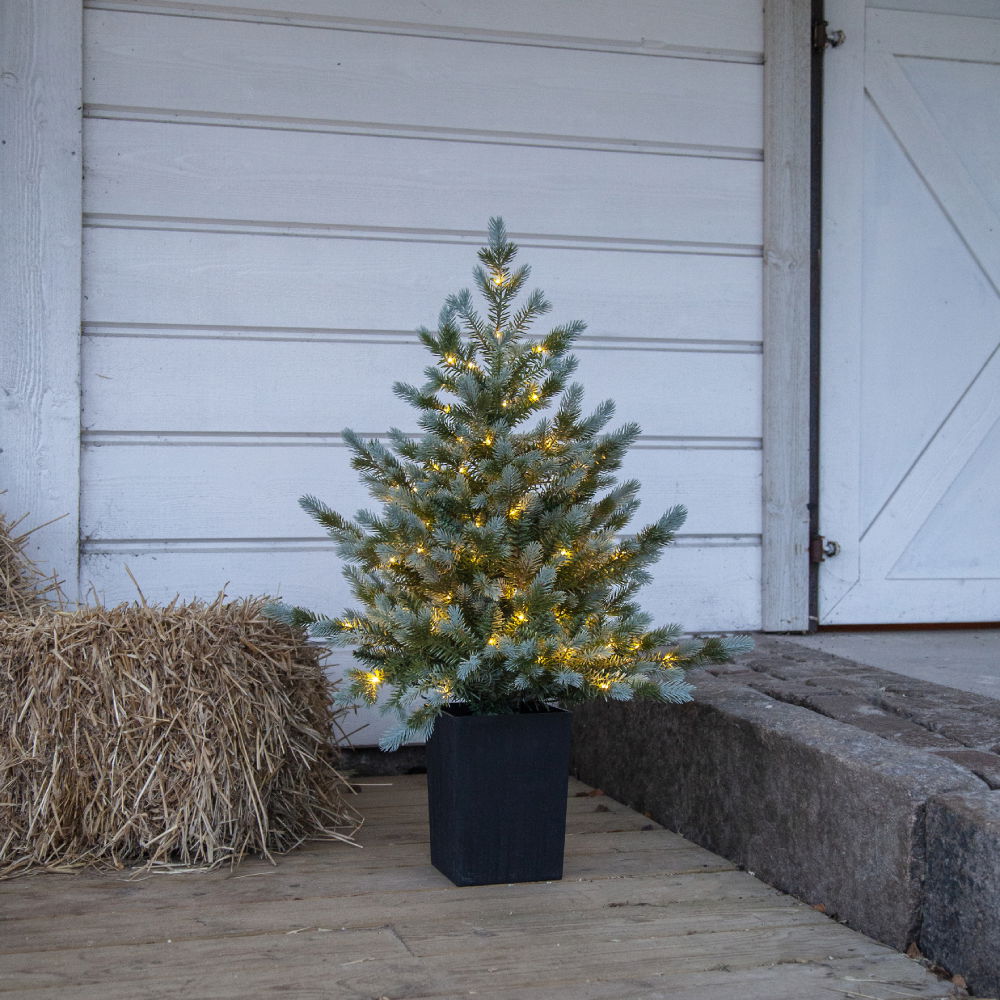 Julgran Greyland i kruka LED 95cm Julgran Greyland i kruka LED 95cm
