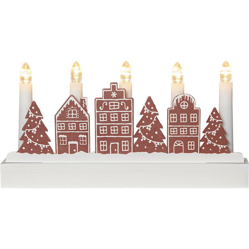 Ljusstake Yuletide Pepparkaka Ljusstake Yuletide Pepparkaka | Star Trading | Lampgrossen