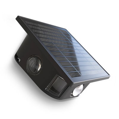 Solcells Vägglampa Altamura 4-vägs 2700K Svart