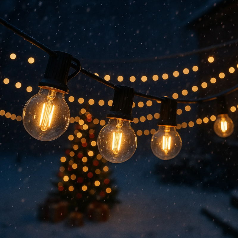 Ljusslinga 45m och 75st lampor med fjärrkontroll