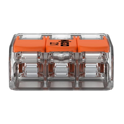 Wago 221-413 3-Pol Kopplingsklämma 4 mm²