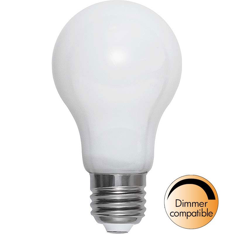 Dimbar Normallampa Filament Opal LED 5,0W 450lm E27 Dimbar Normallampa Filament Opal LED 5,0W 450lm E27