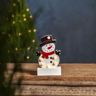 Juldekoration Freddy Snögubbe | Lampgrossen.se | Star Trading