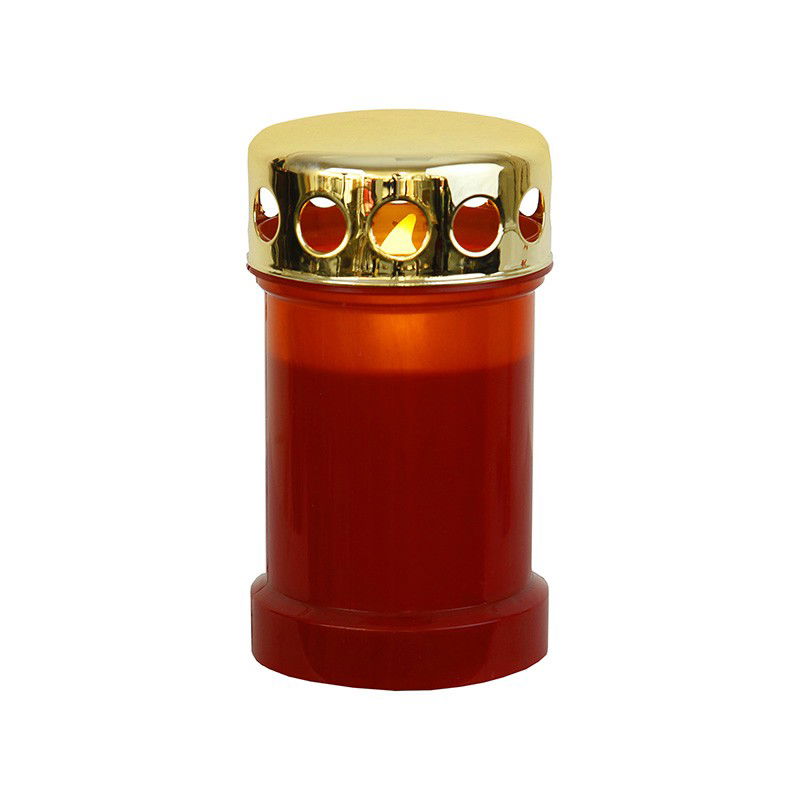 Minnesljus Serene Röd/Guld 14cm Minnesljus Serene Röd/Guld 14cm
