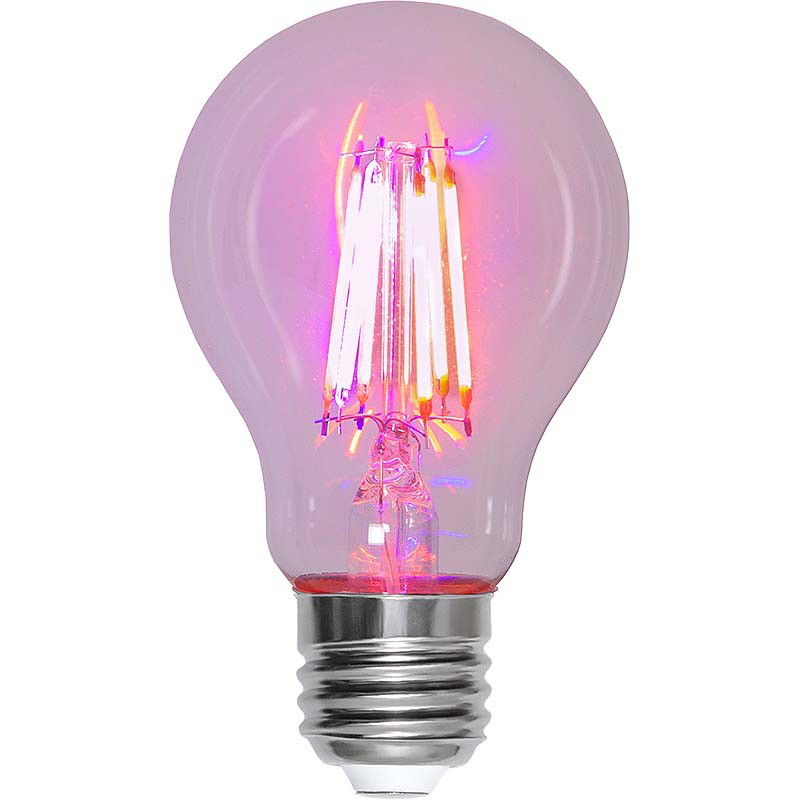 Växtlampa Normal Plant Light LED 6,5W 200lm E27 Normallampa Soft Glow LED 1,6W 160lm E27