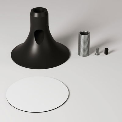 Stödfot i magnetiskt metall Svart - MAG-Y