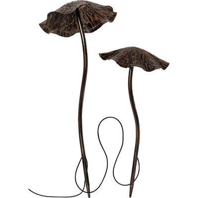 Solcellsdekoration Lumini Svampar i metall